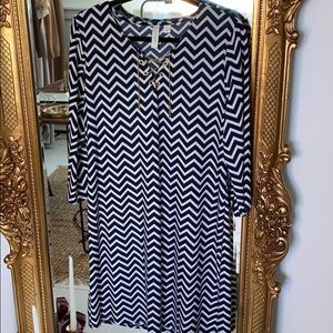 Tacera dress with gold hardware